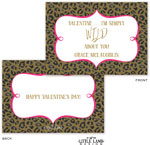 Little Lamb - Valentine's Day Exchange Cards (Wild Leopard)